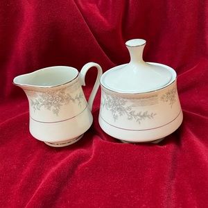 Lovely Lynn’s Covered Sugar and Creamer Set
